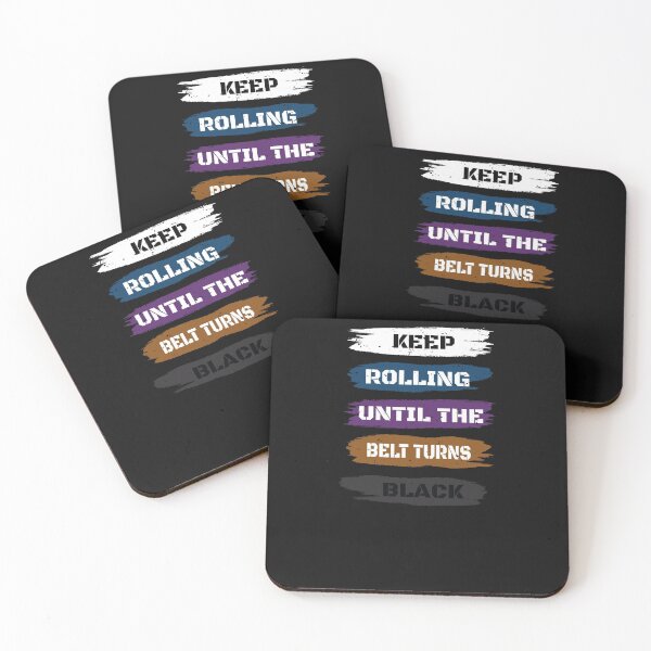 Item preview, Keep Rolling Black Belt BJJ / Brazilian Jiu Jitsu Gift Idea designed and sold by Run to Creations.