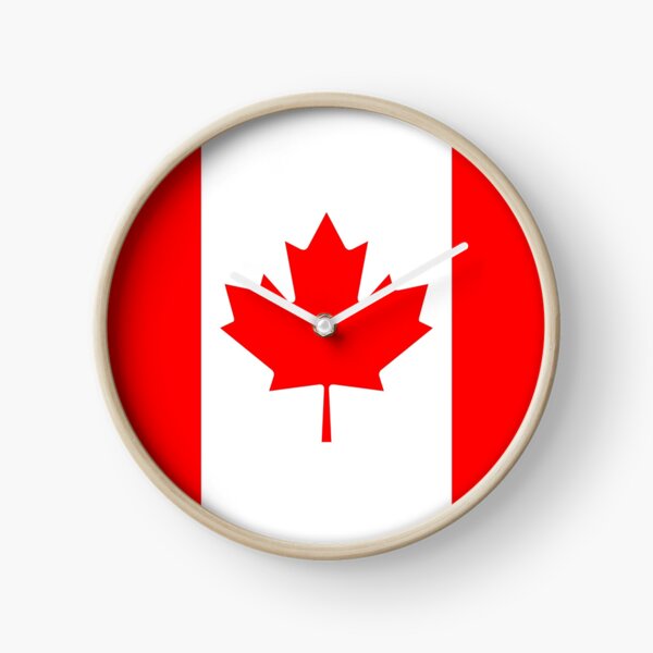 Flag of Canada Clock