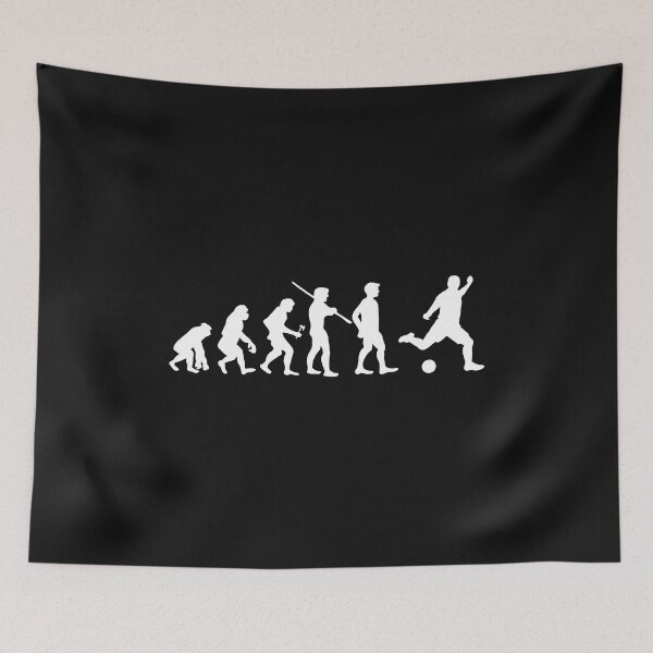 Item preview, Human Evolution Soccer Player Sports designed and sold by losttribe.