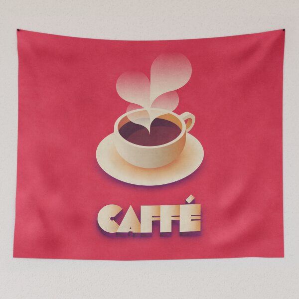 Item preview, Coffee Retro Art Deco - Red designed and sold by VoodooCircus.