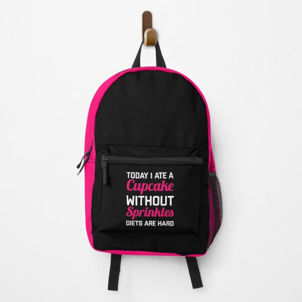 Item preview, Diets Are Hard Cupcakes (Black) Funny Quote designed and sold by quarantine81.