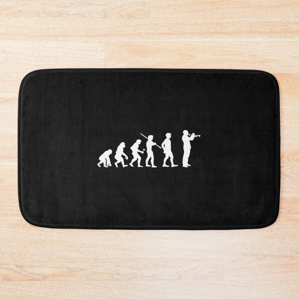 Item preview, Human Evolution Trumpet Player Musician designed and sold by losttribe.