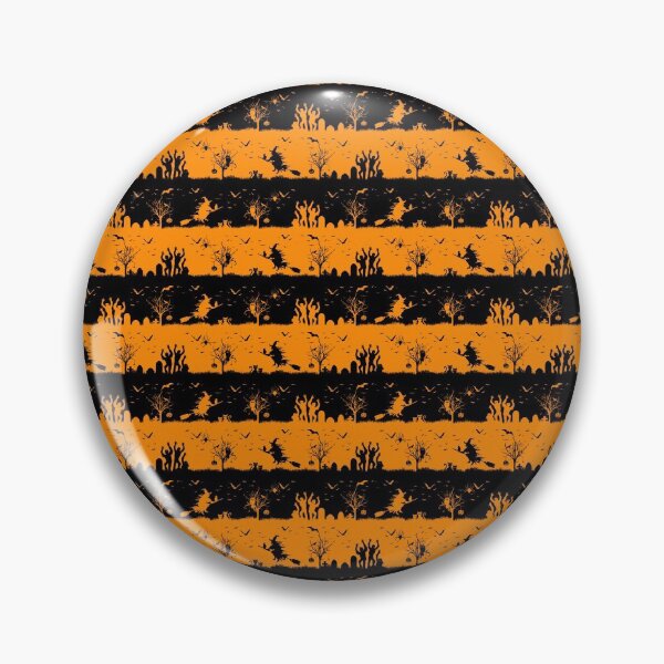 Item preview, Pumpkin Orange and Black Halloween Nightmare Stripes  designed and sold by Creepyhollow.