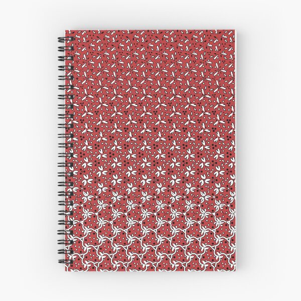 Item preview, Abstract White Flowers Red Pattern designed and sold by mrhighsky.