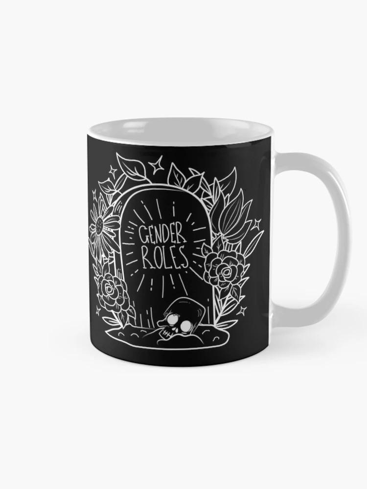 Thumbnail 3 of 6, Coffee Mug, RIP Gender Roles - Inverted designed and sold by kate Draven.