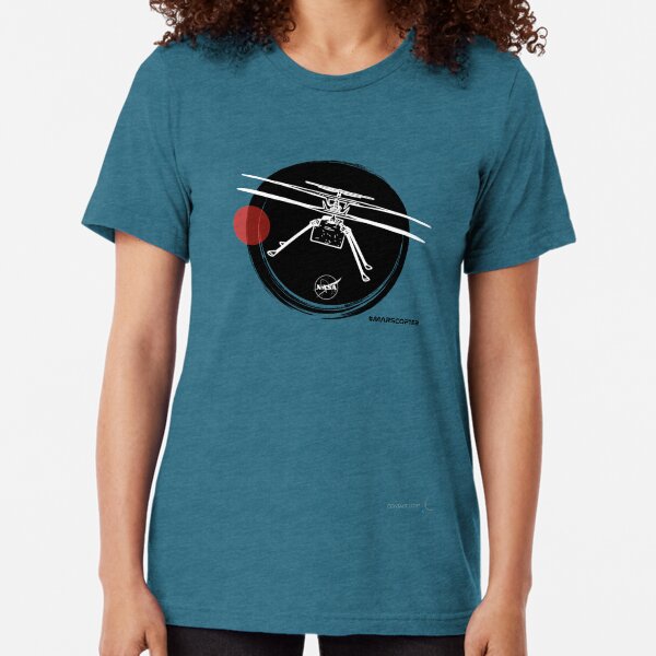 Mars Mission 2021 Perseverance | Ingenuity #2 Tri-blend T-Shirt