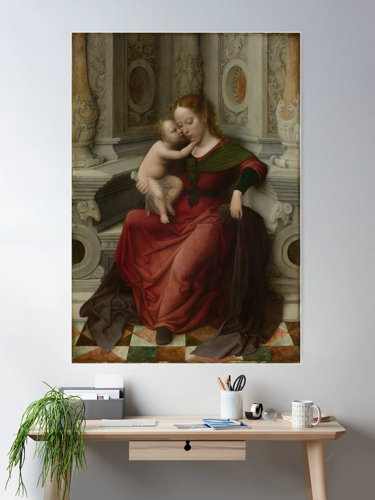 Toile/Cadre Adriaen Isenbrant - La Vie De La Vierge - Reproduction - Prêt à Accrocher
