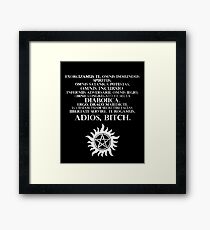 Supernatural Exorcism Framed Print
