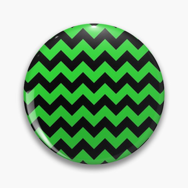 Item preview, Large Black and Bright Monster Green Halloween Chevron Stripes designed and sold by Creepyhollow.
