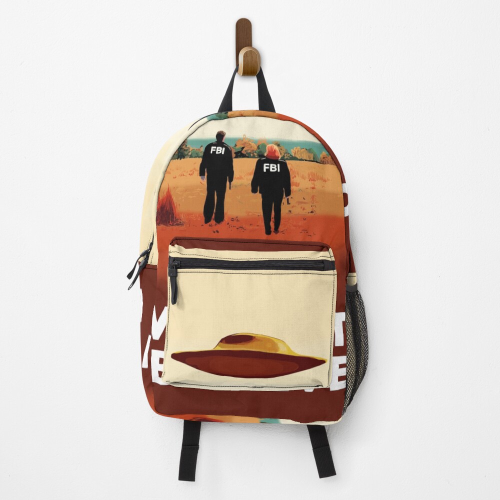 The X Files I want to believe FBI poster Backpack