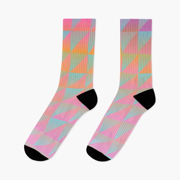Item preview, Neon Sky Geometric Abstract Pattern designed and sold by PolarSunDesigns.