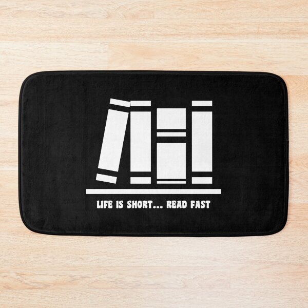 Item preview, Life Is Short Read Fast Library Books Design designed and sold by KoolMoDee.