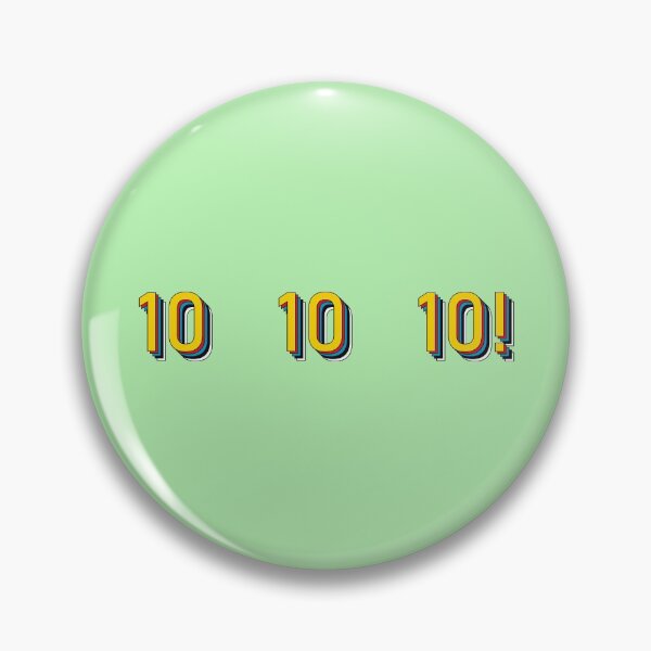 Item preview, 10 10 10! - Green designed and sold by Nina-Nocks.
