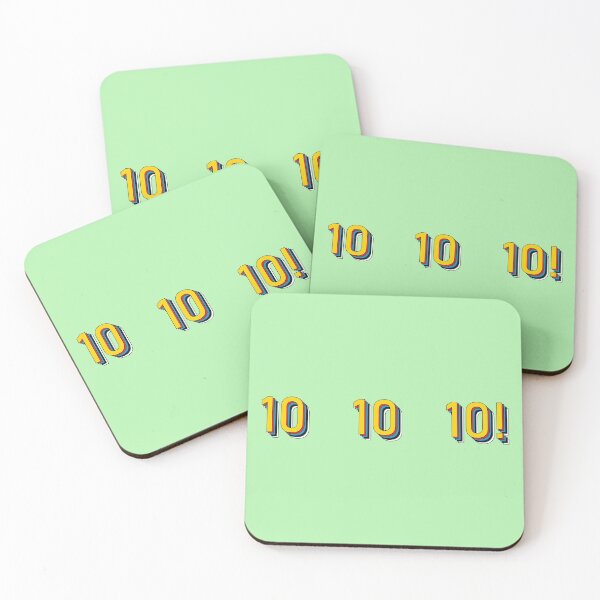 Item preview, 10 10 10! - Green designed and sold by Nina-Nocks.