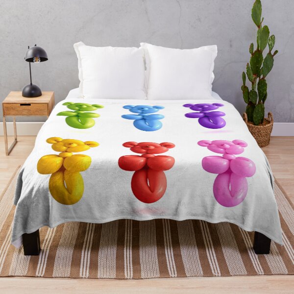 Aperçu de l'œuvre Ballons nounours aux couleurs de bonbons arc-en-ciel créée et vendue par Retro Futurist.