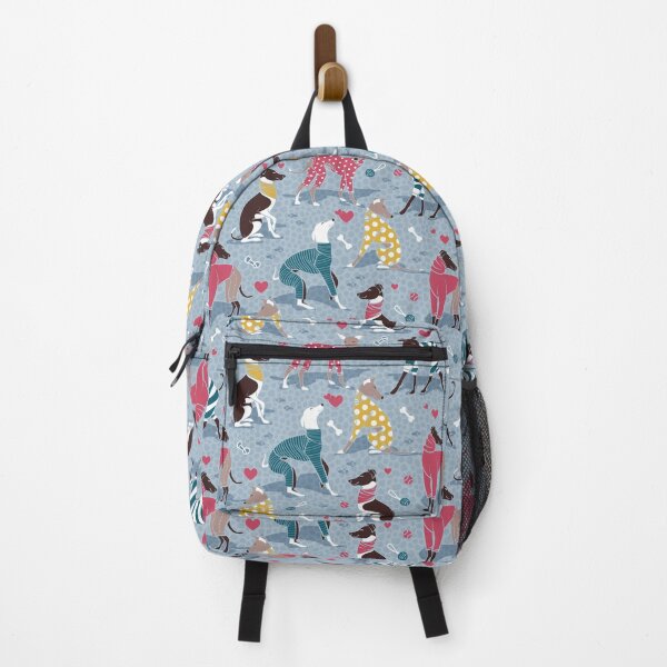 Item preview, Greyhounds dogwalk // pale blue background designed and sold by SelmaCardoso.