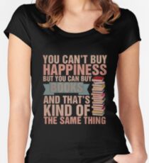 Books=Happiness Fitted Scoop T-Shirt