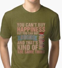 Books=Happiness Tri-blend T-Shirt