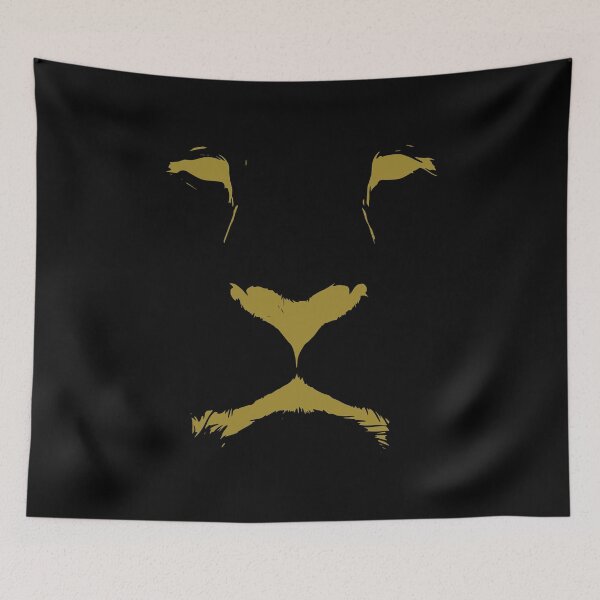 Item preview, Lionsface gold designed and sold by Treemonk.