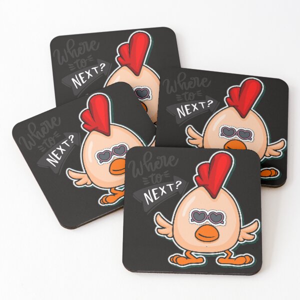 Item preview, where to next? the rooster asks. designed and sold by doctors-apparel.