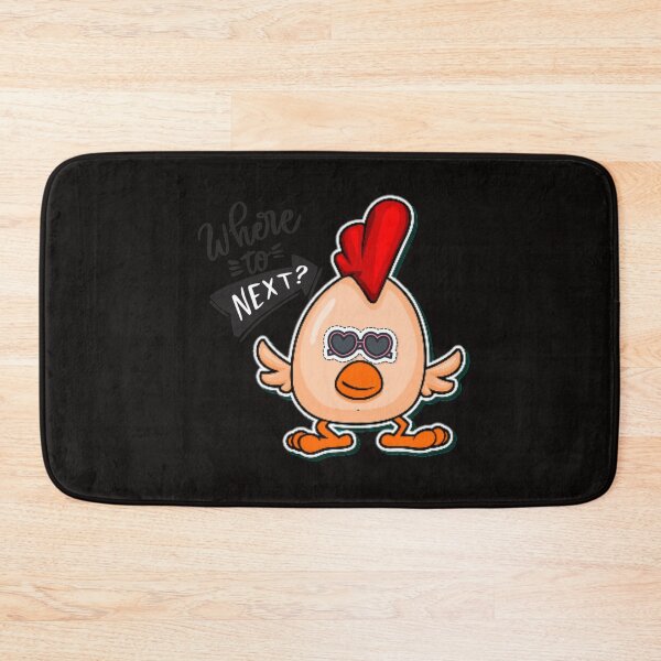 Item preview, where to next? the rooster asks. designed and sold by doctors-apparel.