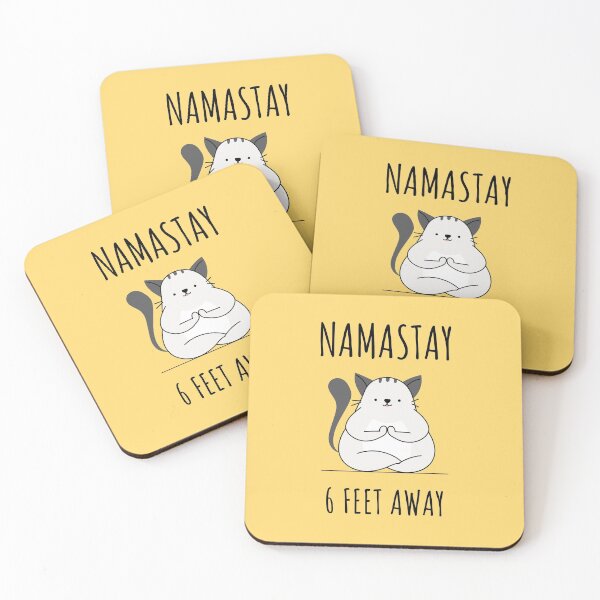 Item preview, Namastay 6 Feet Away designed and sold by GasparArts.
