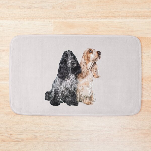 Item preview, Cocker Spaniel Blue Roan Orange Roan Cute Puppy Dogs designed and sold by ElegantCat.