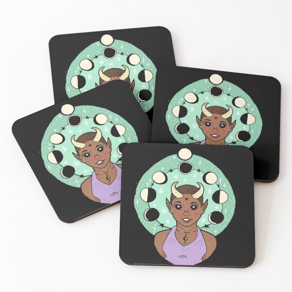 Item preview, Phases of the Moon Enchanted Girl designed and sold by OwenJaneArt.