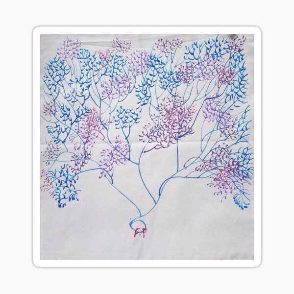 charming branches of the SEAFAN DEBUT Sticker