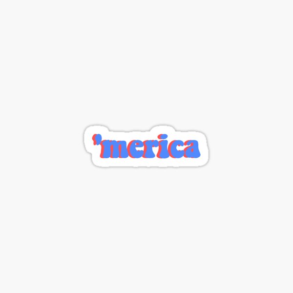 'Merica Sticker
