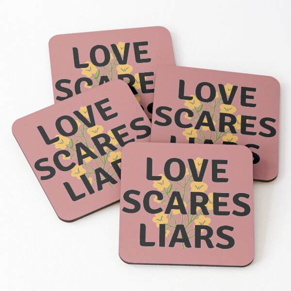 Item preview, LOVE SCARES LIARS designed and sold by irstore11.