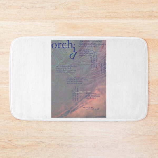 Item preview, orchid - love is not dying jeremy zucker typographic designed and sold by hilariffic.