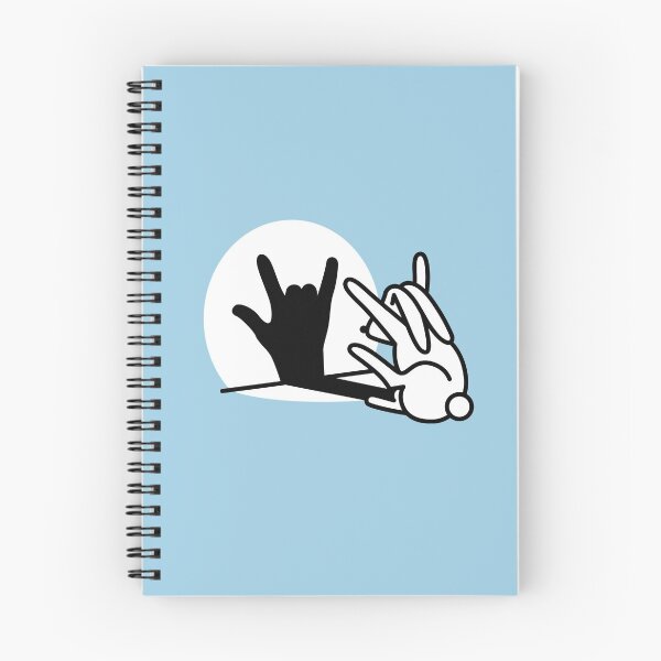 Item preview, Funny rabbit shadow hand I Love you ILY sign language  designed and sold by LaundryFactory.