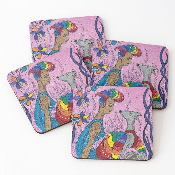 Item preview, Talking Rainbows. acrylic on canvas. designed and sold by Joanna Swan.