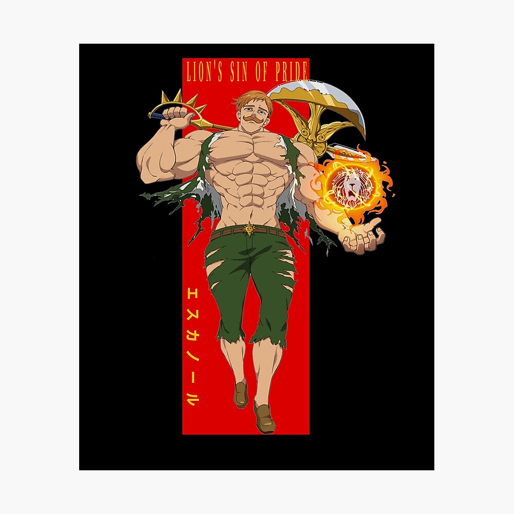 Escanor Poster By Pife10 Redbubble