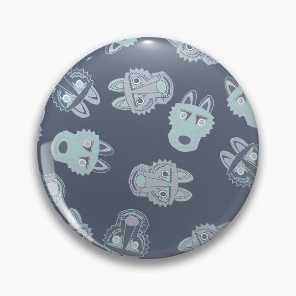 Item preview, navy steel wolf designed and sold by Claireybean.