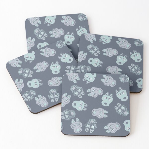 Item preview, navy steel wolf designed and sold by Claireybean.