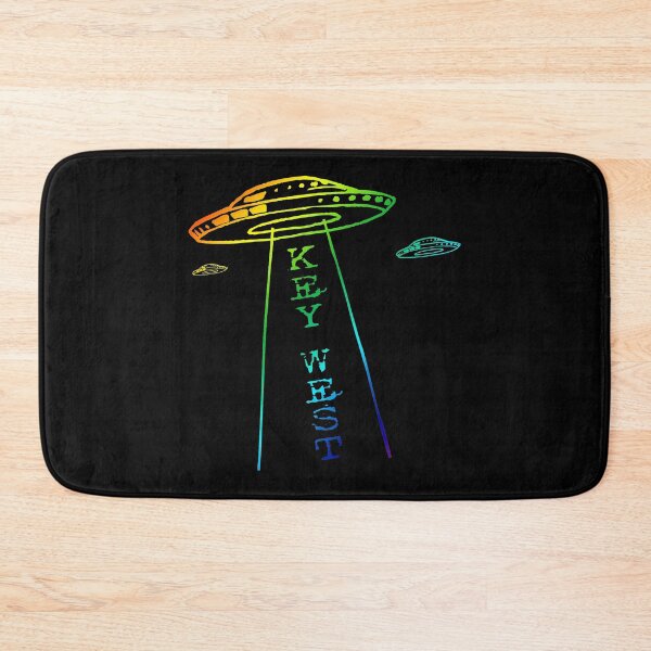 Item preview, Key West Florida UFO Abduction Rainbow Design designed and sold by KoolMoDee.