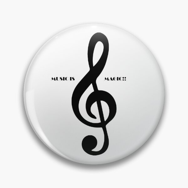 Item preview, Treble clef music is magic designed and sold by JoAnnFineArt.
