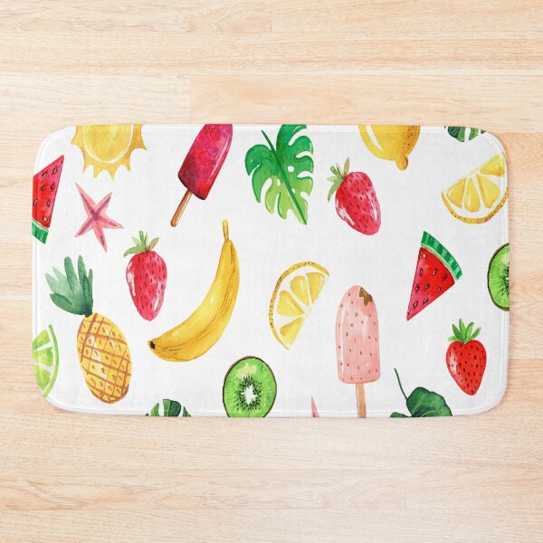 Item preview, Summer Pattern Fruits Ice Cream Pineapple Watermelon designed and sold by dogan ksa.