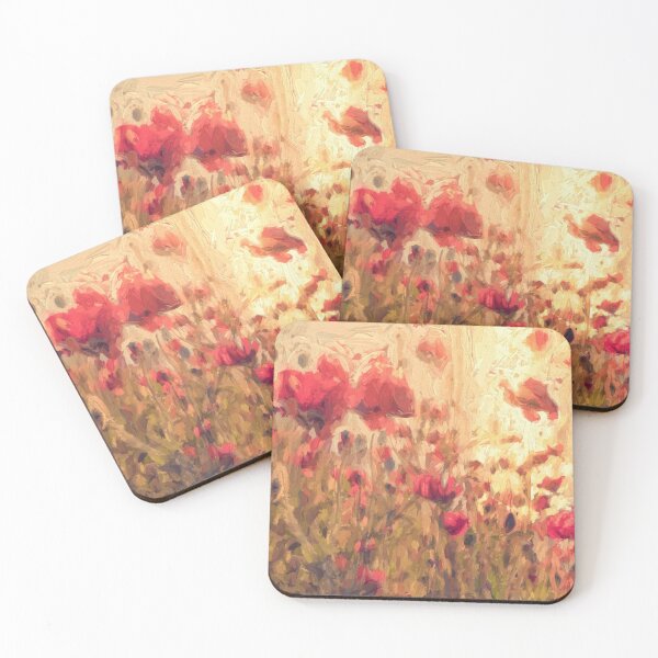 Item preview, Poppy flowers at sunset designed and sold by Photopat.