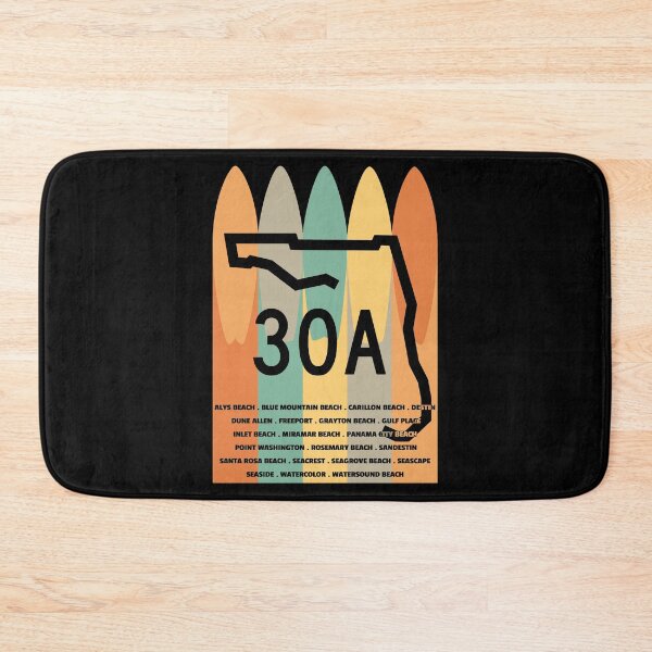 Item preview, 30A Surfboards Towns of 30A designed and sold by KoolMoDee.