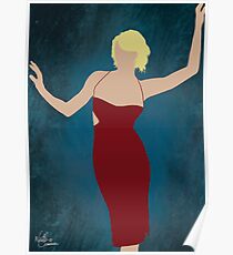 Caprica 6, minimalist Battlestar Galactica design Poster