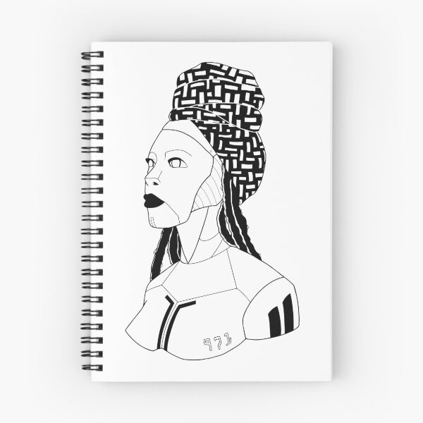 Item preview,  powerful and caring and perhaps an ounce of humanity: Black Android. designed and sold by Artofeiv.