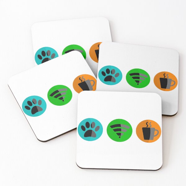 Item preview, Dogs Wi-Fi & Coffee designed and sold by Almdrs.
