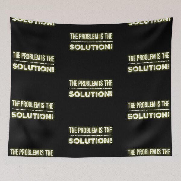 Item preview, The Problem is the Solution designed and sold by homesteadswag.