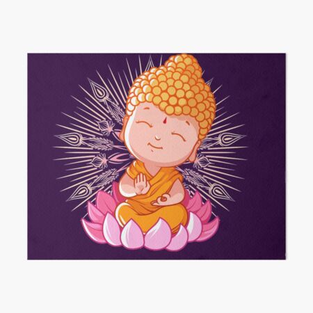 Cartoon Character Little Buddha Meditating On Lotus Flower Outline Vector,  Asian, Line Art, Character PNG and Vector with Transparent Background for  Free Download