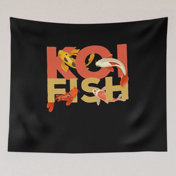 Item preview, Koi Fish Fish Zen Garden designed and sold by MooonTees.
