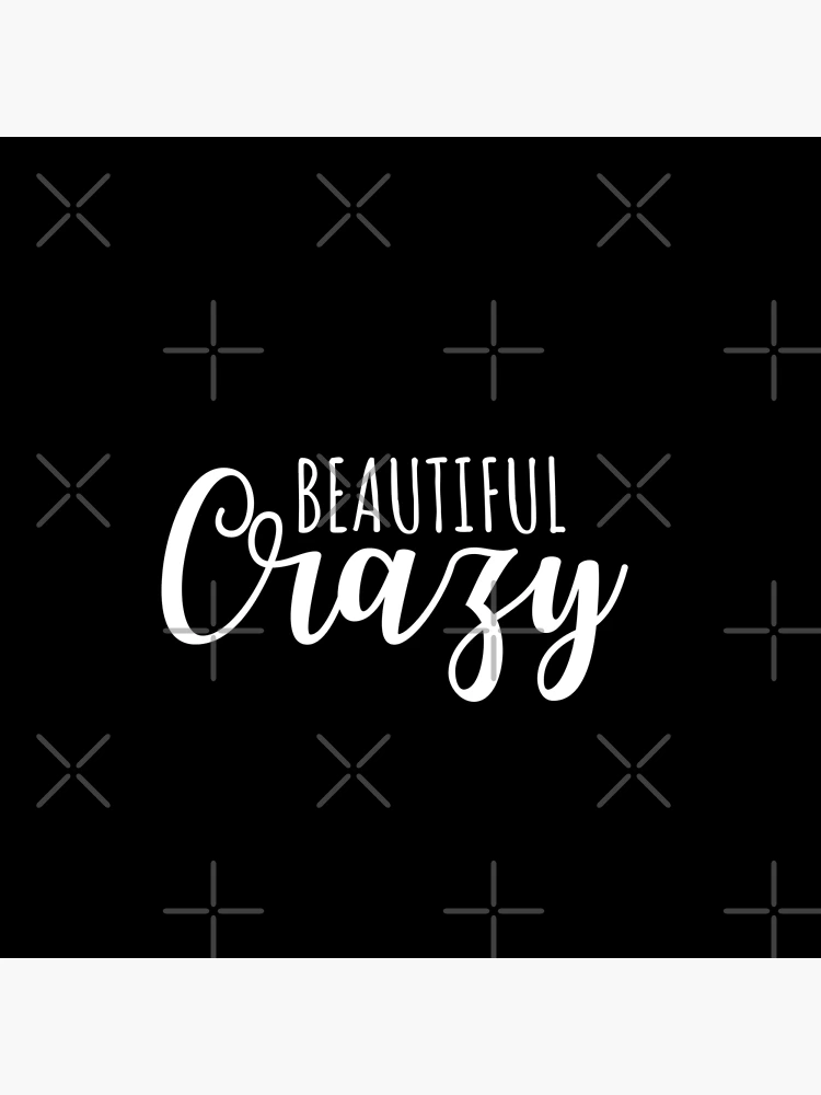 Beautiful Crazy Lyrics  Photographic Print for Sale by HustleandHavens