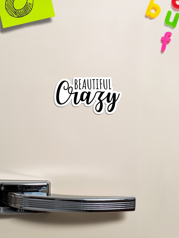 Beautiful Crazy Lyrics Poster for Sale by CrystalCrush